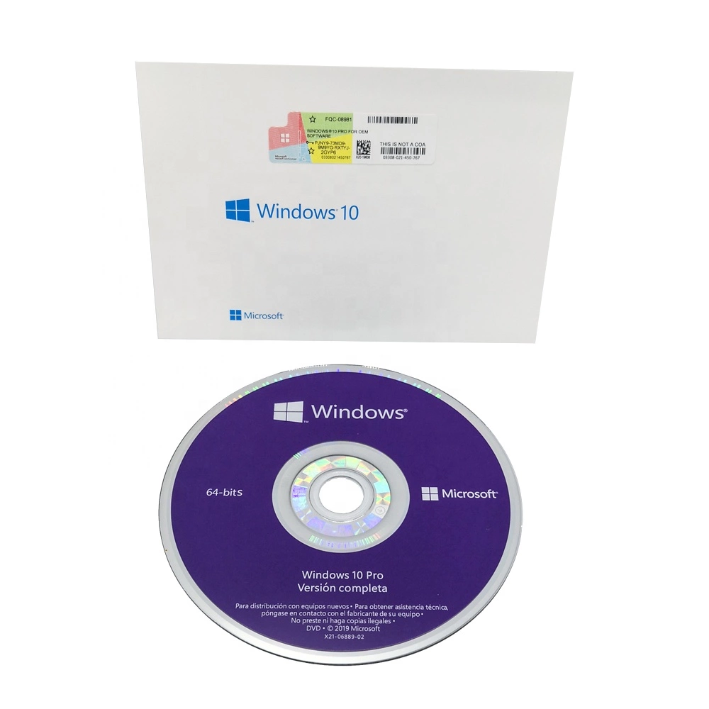 マイクロソフト・ウインドウズ10のプロ64かまれたシステム ビルダーOEM - PCディスク